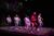 Reimagining Albion 7 young people are seen dancing on the Almeida stage.