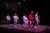 7 young people are seen dancing on the Almeida stage.