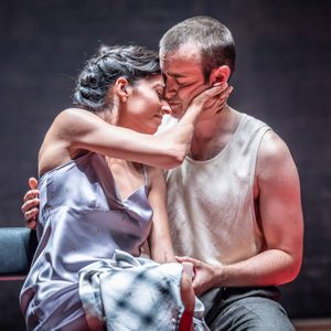 Forehead Rests Against Another Look Back in Anger | Almeida Theatre
