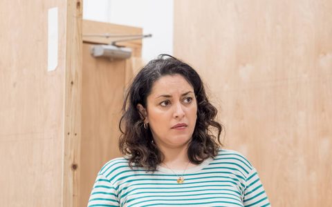 Mona Goodwin in rehearsals for Under the Shadow