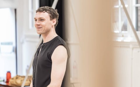 Stuart Thompson in rehearsals for Cleansed.
