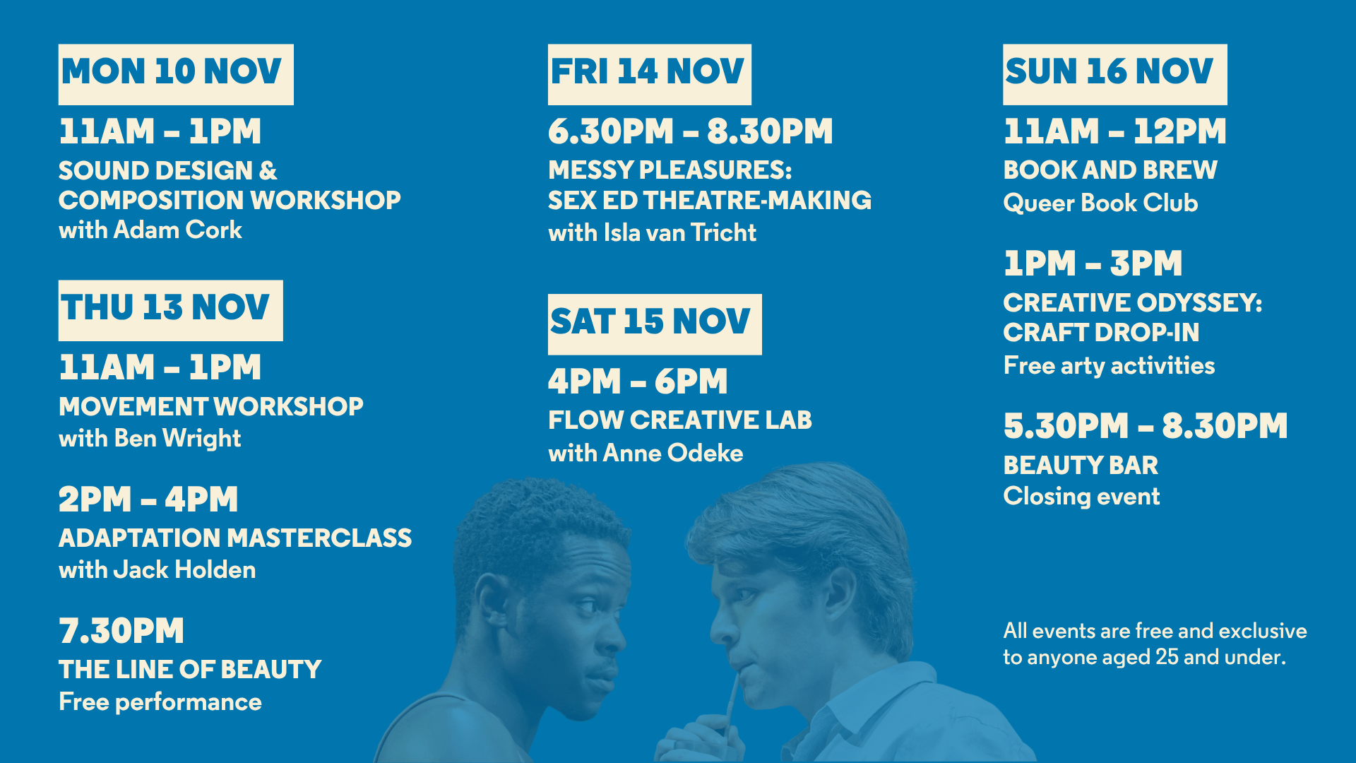 Almeida For Free: The Line of Beauty Calendar.