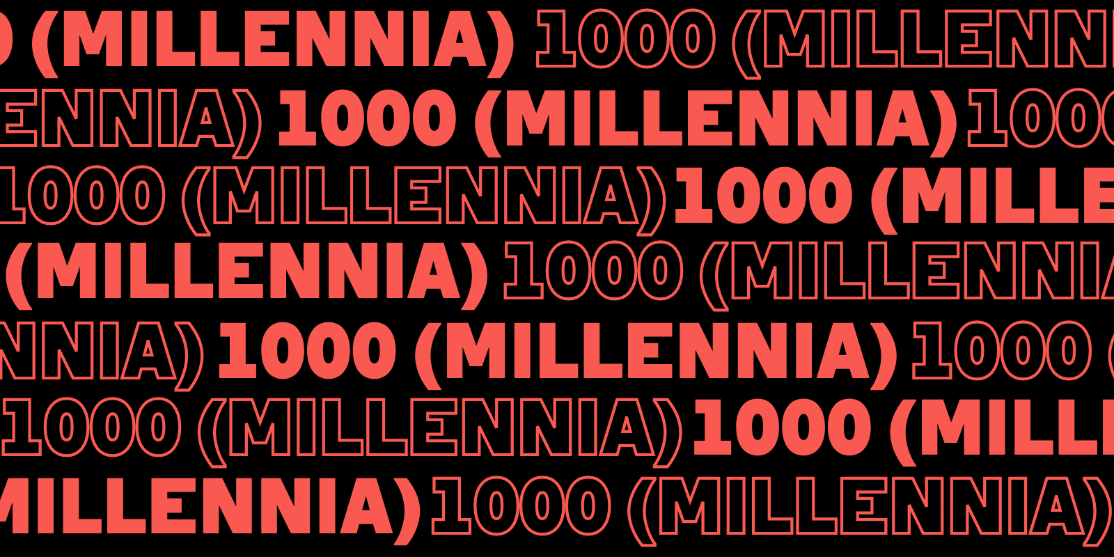 1000 (Millennia)