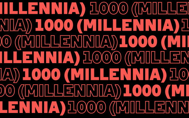 Holding artwork for 1000 (Millennia)